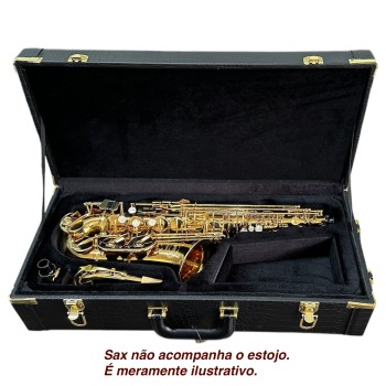 Estojo Dasons para Sax Alto em Couro Sintético - Novo